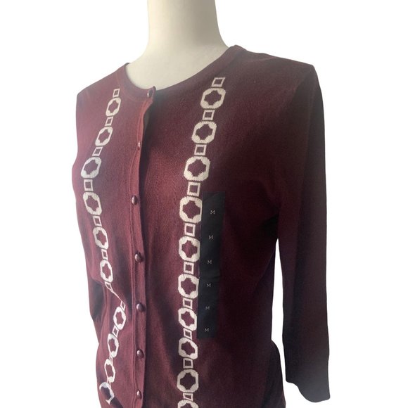 Banana Republic Cardigan Sweater Women's Long Sleeves Button- Down Size M - Picture 4 of 5